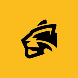 Stylish Panther Head Logo